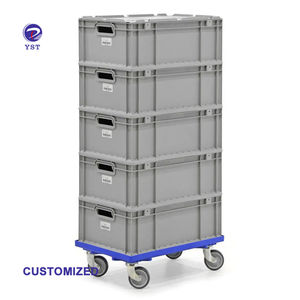 Chariot en acier durable résistant en métal de mobilité facile pour l'entrepôt et l'usage industriel - Product Image 5