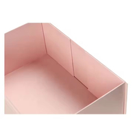 Emballage rigide magnétique avec logo personnalisé prêt à expédier grand ruban de papier noir de luxe personnel avec fermeture magnétique boîte-cadeau
