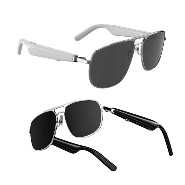 2026 AI Powered Smart Glasses with ChatGPT & AI Translation, Bluetooth Audio, Blue Light Protection