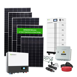 High Voltage Lithium Battery Power 25KW Solar Mounting Flat <strong>Gdlite</strong> Solar Lighting System 22KW Solar Panel System - Product Image 1