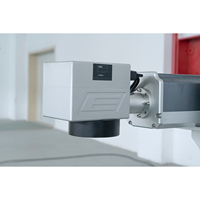 20W 30W Raycus Optical Metal Jewelry Plastic Logo Laser Marking Machine Fiber Laser Engraver with Rotary