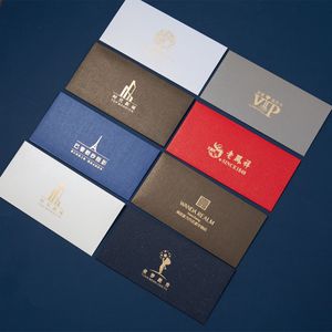 230g dày pearlized giấy triển lãm thư mời tùy chỉnh phong bì với sáng bóng lá Logo - Product Image 2