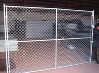 Fabricant de clôtures temporaires à maillons de chaîne, 6 pieds, mobiles, pour usage de construction, structure en tube d'acier galvanisé, clôture temporaire américaine