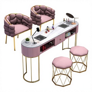 <span class=keywords><strong>Table</strong></span> de manucure professionnelle avec aspirateur intégré, poste de travail pour <span class=keywords><strong>salon</strong></span> de beauté - Product Image 1