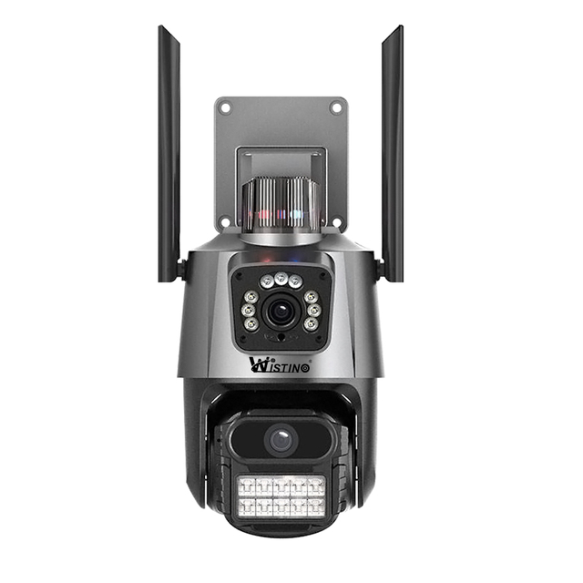 Wistino AI Tracking Binocular 8X Zoom 8MP WiFi Outdoor Camera ICSEE Motion Detection Waterproof Audio Network CCTV Camera