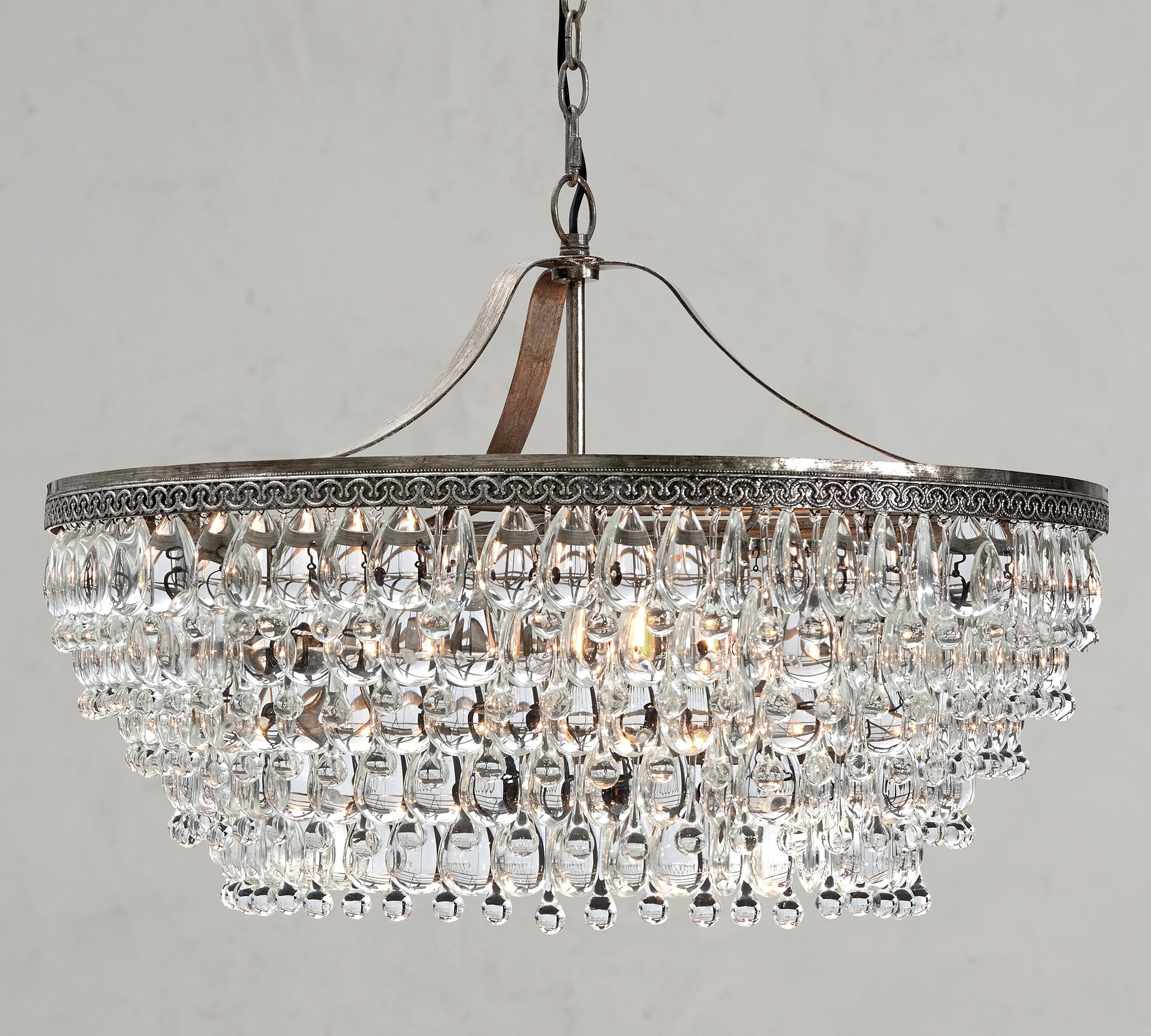 light luxury crystal chandelier round chandelier