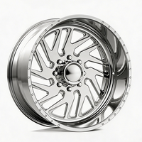 Jantes de camion forgées polies à rebord profond personnalisées SL 20X12 20X14 28X14 26X16 avec 6X139.7 8X165.1 pour GMC Sierra 1500 RAM 1500 2500