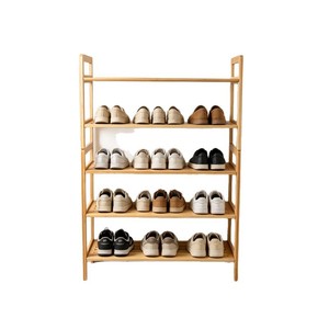 Japanese Style Bamboo <b>Storage</b> <b>Shelf</b> Multi Layer Stackable <b>Shoe</b> Rack For Entryway Bedroom Living Room - Product Image 3