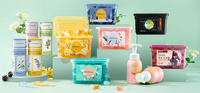 Capsules liquides de détergent à lessive en forme de goutte/Olive/Lotus à 3 chambres pour vêtements, personnalisation de la couleur, du parfum et de l'emballage