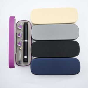 Elegant V1 V2 Steel <b>Pen</b> Case <b>Multiple</b> <b>Colors</b> Ultra Thin Design Portable Packaging Silk Screen Logo for Storing Needle - Product Image 1