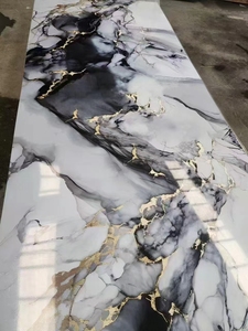 1220*2440mm cao bóng UV tấm đá cẩm thạch PVC tấm đá cẩm thạch tấm Tường tấm trang trí nội thất nhà UV đá cẩm thạch tường bảng điều khiển bảng - Product Image 4