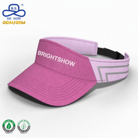 Visera Ajustable de Dos Tonos con Logotipo Personalizado Directo de Fábrica, con Banda Absorbente para Ejercicio al Aire Libre y Running