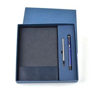 A5 Premium Leather Notebook & Pen Gift Set, Business Stationery Set with Custom Logo - Product Image 3