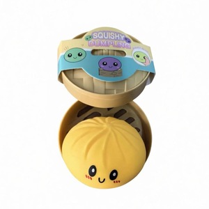Jouet anti-stress réutilisable en forme de dumpling coloré, souple et rebondissant, pour soulager <span class=keywords><strong>l</strong></span>'anxiété et améliorer le bien-être - Product Image 4