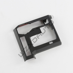 WZXD Control Trim for for Carbon Console Gear Shifter <b>Car</b> ABS Sticker Cover <b>Decorative</b> - Product Image 6