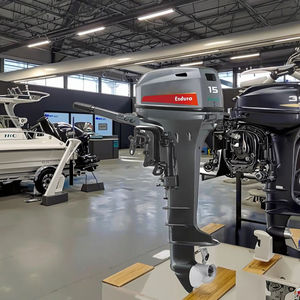 มอเตอร์2จังหวะ15HP เพลาสั้นหรือยาวเครื่องยนต์เบนซินแบบเรือ - Product Image 5