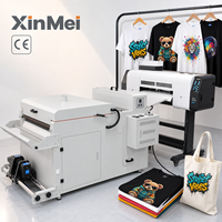 Imprimante à transfert thermique XM A1 DTF pour Epson I3200/XP600, impression textile sur t-shirts/vêtements en acier inoxydable, 110V/220V