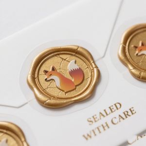 Waterproof <b>Transparent</b> Metal 3D Logo UV Transfer Sticker Gift Box Packaging <b>Labels</b> Customize Bottle Decorative Stickers - Product Image 3