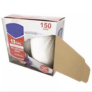120 Liter Bags on <b>Roll</b> Trash 120l High Quality 2 Mil Super Big Capacity 100% Biodegradable <b>Plastic</b> Black Garbage Bags Refuse Bag - Product Image 4