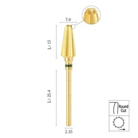 Fraise professionnelle en carbure de tungstène pour ponceuse à ongles, éliminateur de cuticules, brosse de pédicure, vente en gros