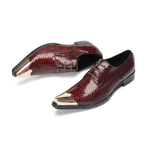 High-quality Versatile Business Formal Men's Leather <b>Shoes</b>, 2026 New Model, Genuine Leather with Embossed and Glossy Finish - Product Image 3