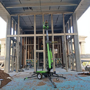 <span class=keywords><strong>Platform</strong></span> kerja udara murah 8m hingga 18m baru dapat ditarik artikulasi untuk angkat Boom dengan material baja daya baterai listrik - Product Image 4