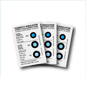 Indicadores de desecante y humedad Msl Humedad 5-10-60% Tarjeta indicadora - Product Image 2