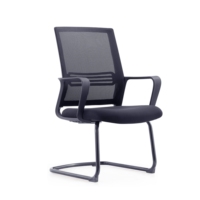 Chaise de bureau, pour salle de réunion, ergonomique, courbée, en métal, chaise d'accès
