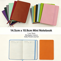 Agenda personnalisé avec logo, couverture en PU spirale, reliure thermique B5, 100 feuilles, bande élastique, cadeau pour réunion d'affaires, entreprise
