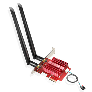 Pcie <span class=keywords><strong>Wifi</strong></span> การ์ดกิกะบิต Dual Band การ์ดเครือข่าย <span class=keywords><strong>Wifi</strong></span> <span class=keywords><strong>6</strong></span> <span class=keywords><strong>AX200</strong></span>อะแดปเตอร์ไร้สายสำหรับ Pc สก์ท็อป Windows - Product Image 1