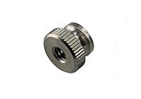 Stainless Steel Round Knurled Thumb Nut Hand Tightening Fastener for Machinery Industrial Assembly Use