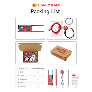 Daly Smart Bms 3.7V Cellule Nmc Li-Ion Batterie Au Lithium 13S 14S 48V 40A 50A 60A 100Ah Support Uart/Can/Rs485 Communication Bms - Product Image 6