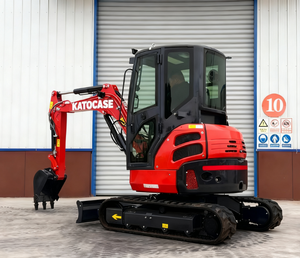 รถขุดขนาดเล็ก KATOCASE 35 ตัน พร้อมอุปกรณ์เสริมอเนกประสงค์ ยี่ห้อ Yanmar รับประกัน 1 ปี ใช้ได้กับหัวเจาะ/หัวคีบอเนกประสงค์ - Product Image 1