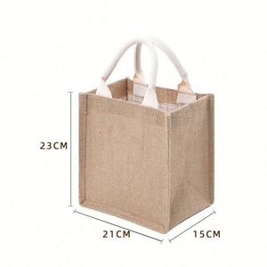 Sacs de courses en jute personnalisés pas chers |   Cadeaux promotionnels à bas prix pour les expositions |   Prix d'usine pour les commandes en gros - Product Image 6