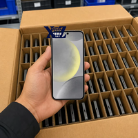 Smartphones en gros pour S24 5G, 8 Go de RAM, 128 Go de stockage, débloqué, écran FHD AMOLED 120 Hz, charge rapide