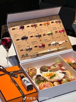 Papier carton de luxe imprimé sur mesure jetable livraison de déjeuner emballage de restauration rapide à emporter boîte à bento de sushi japonais