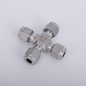Raccord en croix NAI LOK 6mm 8mm 6Mo Union Cross 254SMO <span class=keywords><strong>BA</strong></span> EP électro-polissé, connecteur 4 voies pour gaz de haute pureté, acides et produits chimiques - Product Image 2