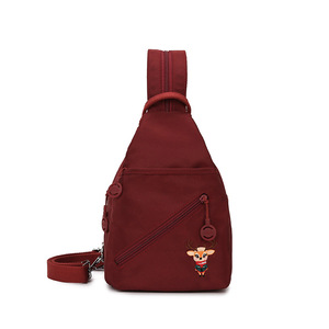 Sac à dos multifonction, sac de poitrine convertible en nylon pour femme avec poches zippées, nouveaux sacs de poitrine tendance de haute qualité pour femmes - Product Image 1