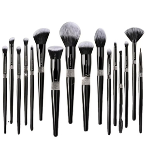 Daily Queen - Juego de 16 Brochas de Maquillaje de Lujo de Primera Calidad, Pelo Sintético Ultra Suave y Duradero, Ideal para Base y Difuminado de Ojos - Product Image 1