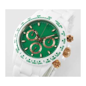 Montre mécanique automatique Drioshipping avec logo personnalisé, design classique avec lunette en céramique, verre saphir, chronographe étanche - Product Image 1