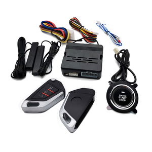 Sistem Pengaktifan Mesin Tanpa Kunci PKE Tombol Tekan <span class=keywords><strong>Starter</strong></span> Jarak Jauh 12V Mobil Auto Start Alarm Mobil <span class=keywords><strong>Remote</strong></span> Control - Product Image 2