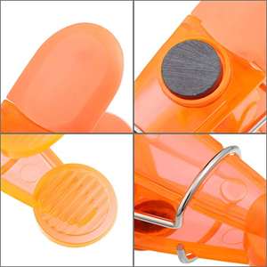 OEM تسمية خاصة مقاومة للرطوبة مريحة حقيبة بلاستيكية ختم متعددة الألوان شفافة حقيبة رقاقة كليب مع المغناطيس - Product Image 5