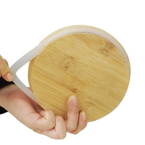 Bộ 2 Hũ Đựng Bột Và Đường Bằng Thủy Tinh Khổng Lồ 100 Fl oz, Hũ Đựng Thức Ăn Có Nắp Tre Kín Khí, Hũ Đựng Gạo Trong Suốt Lớn - Product Image 3