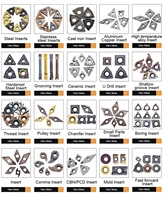 Insertos TaeguTec TDC2 3 4 5 para Herramientas de Torneado TT9030 9080 TT7220, Cortadores de Ranurado TDJ/TDT para Diversas Aplicaciones