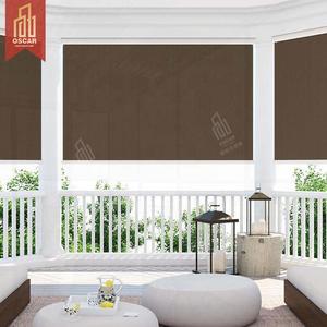 Stores motorisés coupe-vent imperméables Balcon Fenêtre Ombre Zip Track Volets extérieurs Idéal Patio Jardin Véranda Stores roulants - Product Image 2