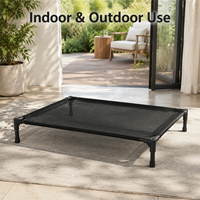 Lit de chien surélevé amovible et lavable pour toutes les saisons, lit pour animaux de compagnie de grande taille, lit pour chat pour l'intérieur et l'extérieur