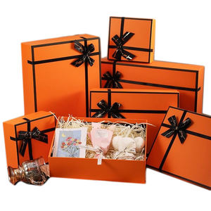 Boîte de ruban cadeau en carton <span class=keywords><strong>Ridgid</strong></span> avec logo personnalisé finition mate ensemble de bijoux en papier d'art emballage UV avantage gaufrage écologique - Product Image 5