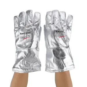 Stok sarung tangan kerja keselamatan beraluminium pelindung kuat berseri 1000 derajat 5.0(2 Ulasan) 7 dijual