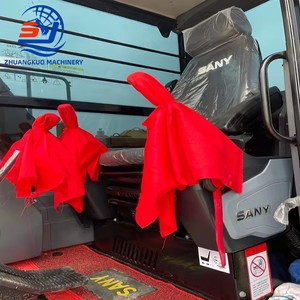 Excavadora de cadenas usada Sany Sy95c, amarilla, con control inteligente, equipo de construcción hidráulico de tipo oruga - Product Image 3