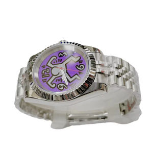 Nouvelle montre-bracelet numérique à mouvement japonais NH35 améliorée, boîtier rectangulaire en plastique et cristal de silicone, résistance à l'eau 3 BAR - Product Image 6